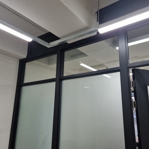대전칸막이 갈마동 블랙색상 칸막이 시공